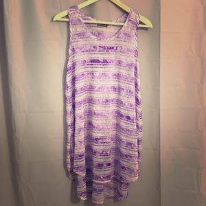 Purple - Flared Skirt Tank Dress - Jordan Taylor Beachwear